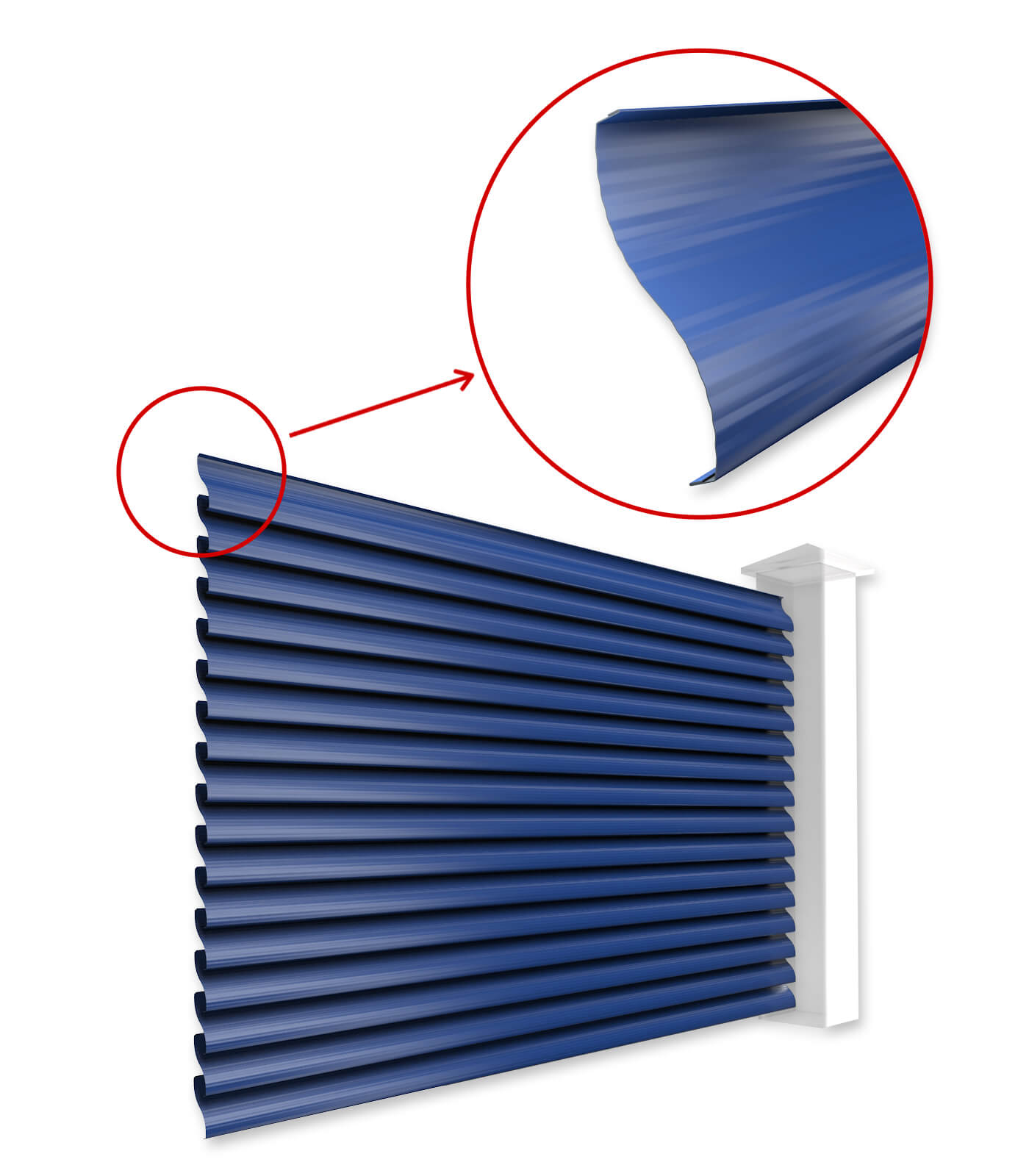 Ламели Еврожалюзи для забора-жалюзи в Актобе