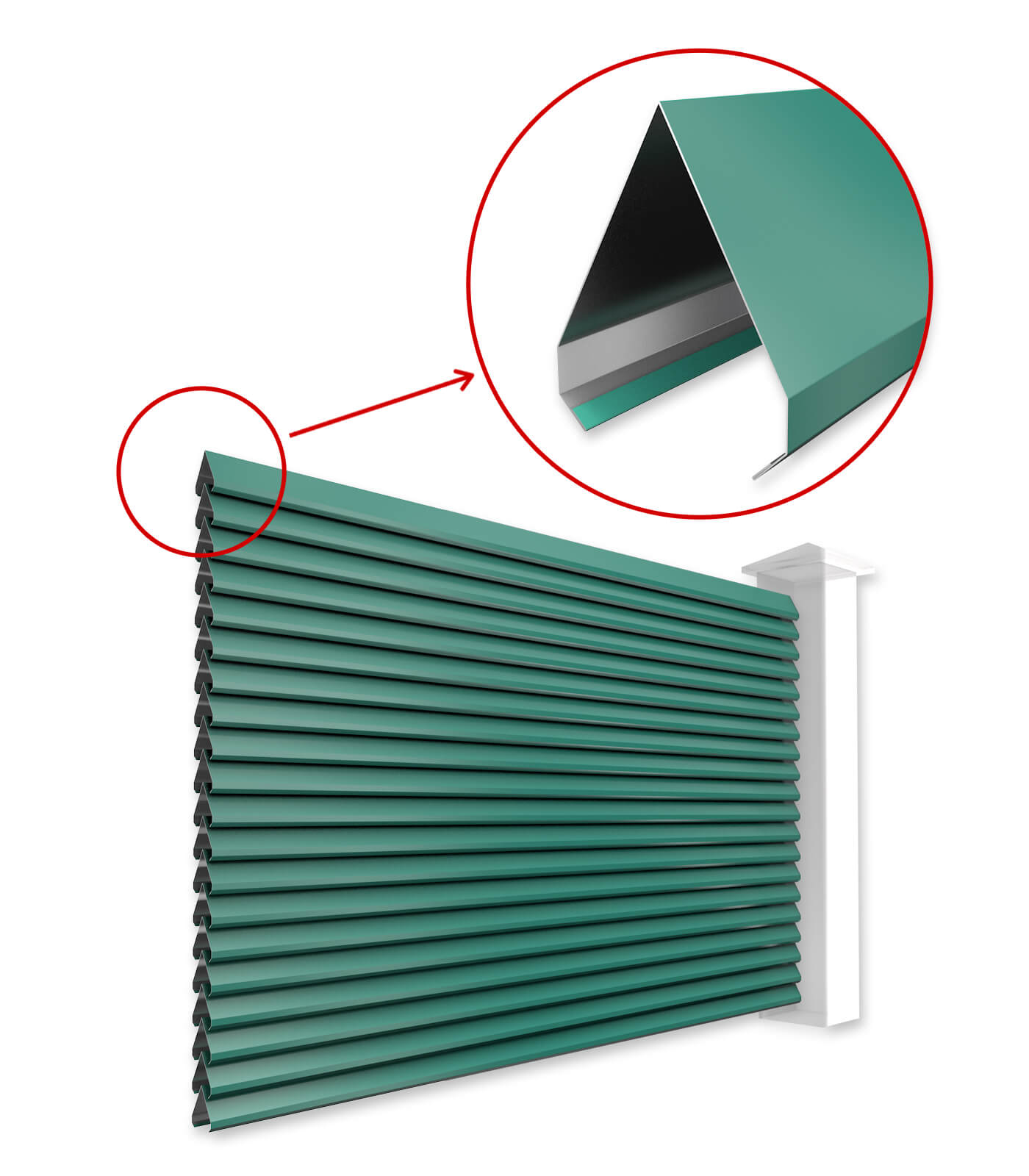 Ламели Реснички для двустороннего забора в Актобе